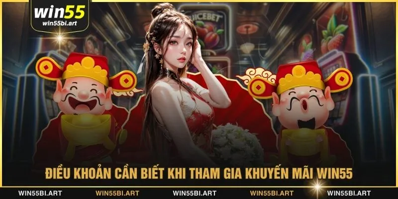 Điều khoản cần biết khi tham gia khuyến mãi WIN55