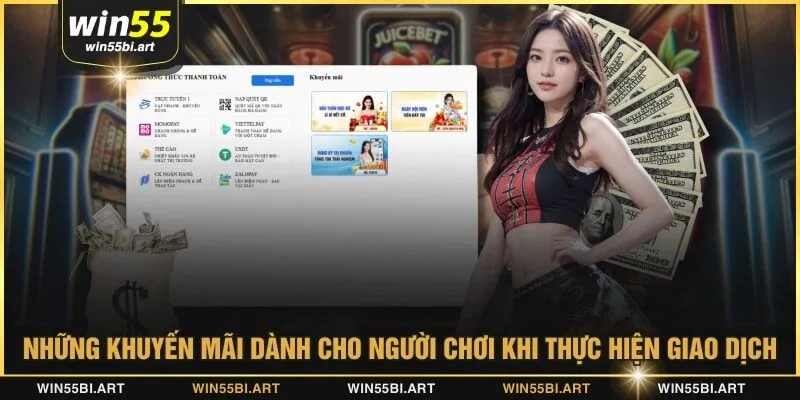 Những khuyến mãi dành cho người chơi khi thực hiện giao dịch