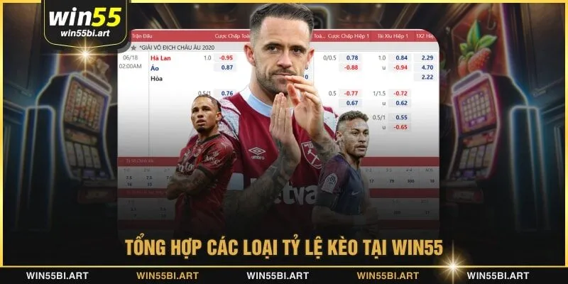 Tổng hợp các loại tỷ lệ kèo tại WIN55