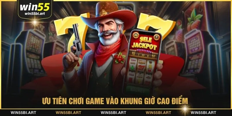 Ưu tiên chơi game vào khung giờ cao điểm 